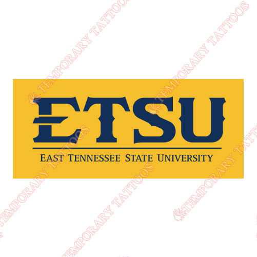 ETSU Buccaneers Customize Temporary Tattoos Stickers NO.4351